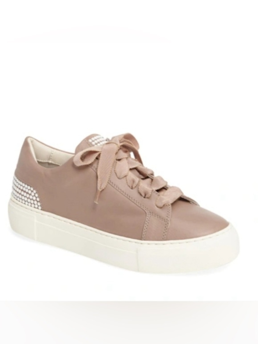 AGL Attilio Giusti Leombruni Pearl Embellished Sneakers | Size 37